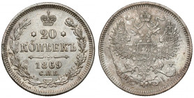 Rosja, Aleksander II, 20 kopiejek 1869