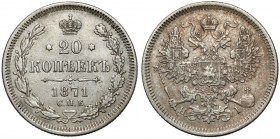 Rosja, Aleksander II, 20 kopiejek 1871