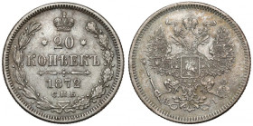 Rosja, Aleksander II, 20 kopiejek 1872