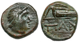 Greece, Thrace / Chersonesus, Pantikapaion, AE11 (II century BC)