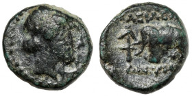 Greece, Seleukid Empire, Antiochos III (202-187 BC) AE11, Sardes