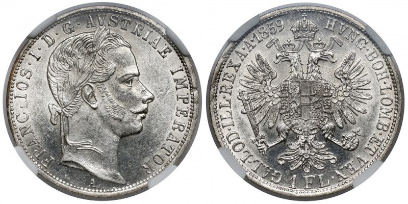 Austria, Franciszek Józef I, Floren 1859-A, Wiedeń 
Grade: NGC UNC 

More pho...