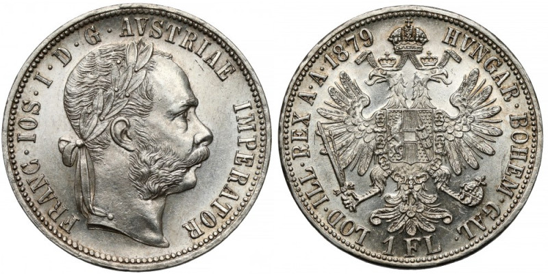 Austria, Franciszek Józef I, 1 floren 1879 
Grade: XF+ 

More photos and full...