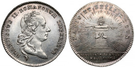 Austria, Franciszek II, Żeton koronacyjny 1792 (ø21mm) - Inauguracja Franciszka II we Frankfurcie