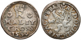 Czechy, Rudolf II (1576-1611), Maley Gross 1594, Joachimsthal