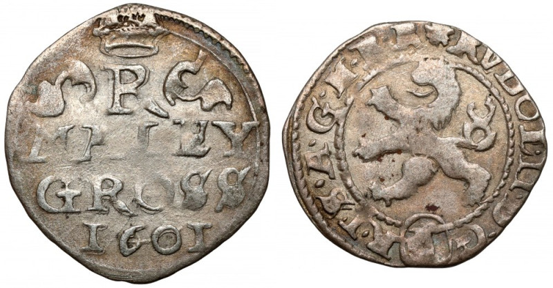Czechy, Rudolf II (1576-1611), Maley Gross 1601, Kuttenberg 
Grade: VF 

More...