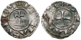 Francja, Denar (1200-1260) - PRIMA SEDES / GALLIARVM