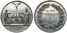 Francja, Medal 1802 - La Paix Donne la Main à Victoire