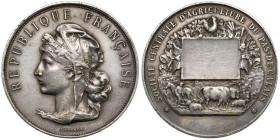 Francja, Medal bez daty - Societe Centrale D'Agriculture du Pas-de-Calais