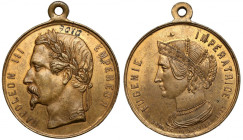 France, Napoleon III, Medal 1853 - Eugenie Imperatrice