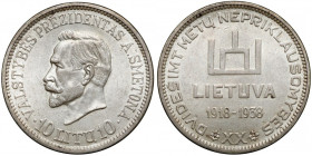 Litwa, 10 litu 1938 - Smetona