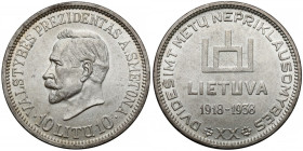 Litwa, 10 litu 1938 - Smetona