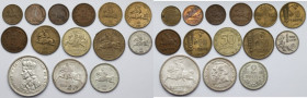 Litwa, 1 centas - 10 litu, zestaw (14szt)