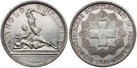 Szwajcaria, 5 franków 1861 - Festiwal strzelecki Nidwalden