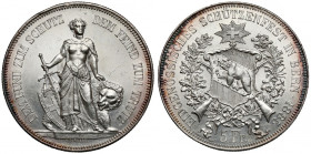 Szwajcaria, 5 franków 1885- Festiwal strzelecki Bern
