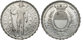 Szwajcaria, 5 franków 1934 - Festiwal strzelecki Fribourg