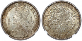 Szwecja, Oskar II, 2 kronor 1897 - 25 lecie rządów