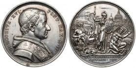 Watykan, Grzegorz XVI (1831-1846), Medal, Non Praevalebvnt Adversvs Eam, Anno II (1832)