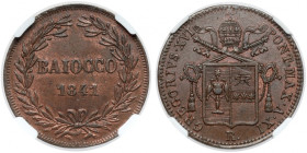 Watykan, Gregorio XVI, Baiocco 1841-R