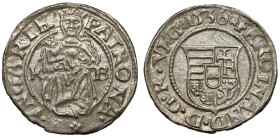 Węgry, Ferdynand I, Denar 1536, Kremnica