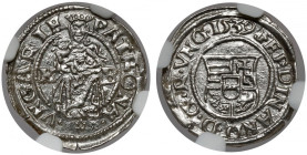 Węgry, Ferdynand I, Denar 1539, Kremnica