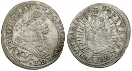 Węgry, Leopold I, 15 krajcarów 1674, Bratysława