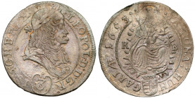 Węgry, Leopold I, 3 krajcary 1693 KB, Kremnica