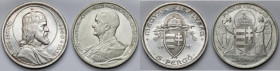 Węgry, 5 pengo 1938-1939 - zestaw (2szt)