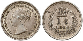 Great Britain, 1-1/2 pece 1842