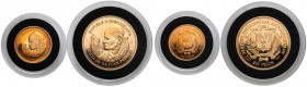 Dominikana, ZŁOTO 100 i 250 pesos 1979 Jan Paweł II (2szt)