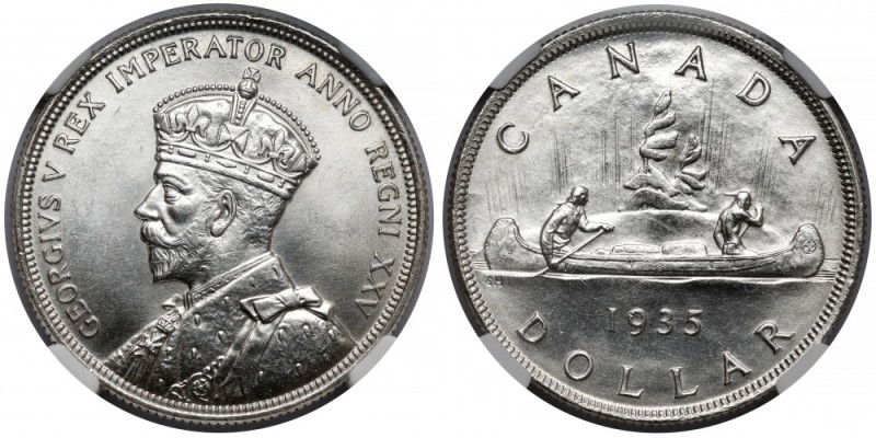 Kanada, Dolar 1935 
Grade: NGC UNC 

More photos and full item description av...