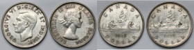 Kanada, Dolar 1937 i 1953 - zestaw (2szt)
