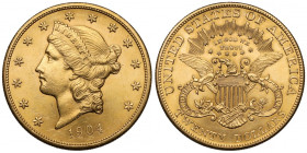 USA, 20 dolarów 1904