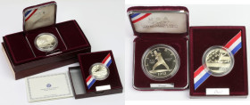 USA, 1 i 1/2 dolara 1992 - Olimpiada, zestaw (2szt)