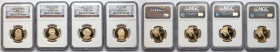 USA, Dolar 2008 Prezydenci, zestaw (4szt)