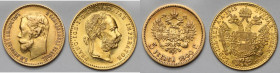 Rosja i Austria, 5 rubli 1900 i Dukat 1915 (NB) - zestaw (2szt)