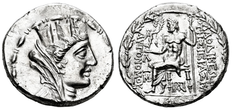 Seleucis and Pieria. Laodikeia ad Mare. Tetradrachm. 78/7-16/5 BC - Dated year 3...