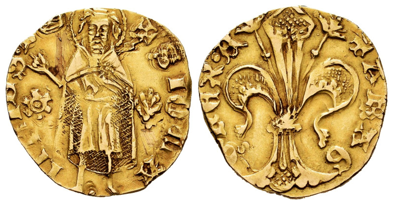 The Crown of Aragon. Alfonso IV (1327-1336). Florin. Valencia. (Cru V.S-813.1 va...