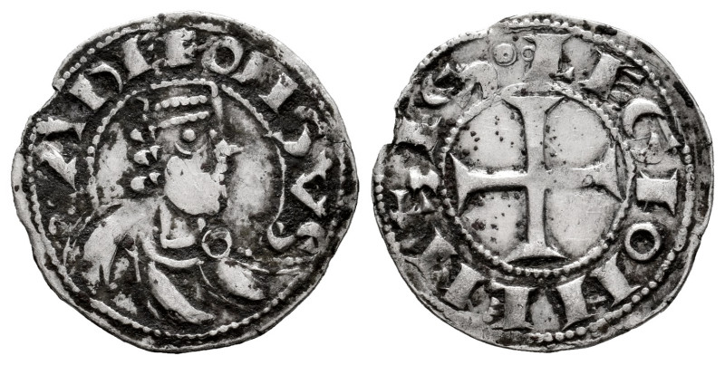 Kingdom of Castille and Leon. Alfonso VII (1126-1157). Dinero. Leon. (Bautista-1...