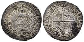 Kingdom of Castille and Leon. Enrique IV (1454-1474). 1 real. Sevilla. (Bautista-894.1). Anv.: + ENRICVS ❀ QVARTVS ❀ DEI ❀ GRACIA ❀ REX ❀. Rev.: + ENR...