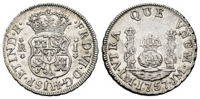 Ferdinand VI (1746-1759). 1 real. 1757. Lima. JM. (Cal-160). Ag. 3,29 g. With some original luster remaining. Almost XF. Est...180,00. 

Spanish Des...