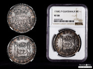 Charles III (1759-1788). 8 reales. 1768. Guatemala. P. (Cal-817). Ag. Scarce. Slabbed by NGC as VF 30. Ex Fleming Collection (19/11/2020), lot 1571. N...