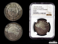 Charles IV (1788-1808). "Proclamation" medal. 1789. Tarma. (Peru). (H-225). (Medina-269). (Vq-13252). Ag. 13,92 g. 36 mm. Irregular patina. Not found ...