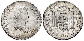 Ferdinand VII (1808-1833). 2 reales. 1818. Lima. JP. (Cal-818). Ag. 6,63 g. With some original luster remaining. Almost XF/XF. Est...300,00. 

Spani...
