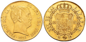Ferdinand VII (1808-1833). 320 reales. 1823. Madrid. SR. (Cal-1779). (Cal onza-1224). Au. 26,97 g. "Cabezon" type. Some original luster remaining. Ver...