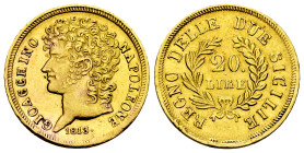 Italy. Gioacchino Murat. 20 lire. 1813. Naples. (Km-112). (Pagani-56). (Fried-860). Au. 6,39 g. Rare. XF. Est...1500,00. 

Spanish Description: Ital...