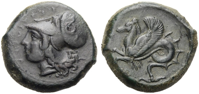 SIZILIEN. SYRAKUS. 
Hemilitron, Bronze, 375-344 v. Chr. Unter Dionysios I. und ...