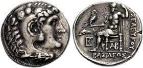 KÖNIGREICH DER SELEUKIDEN. 
Antiochos II. Theos, 261-246 v. Chr. Tetradrachmon vom Alexandertyp, im Namen von Seleukos, Laodikeia am Meer. Unbärtiger...