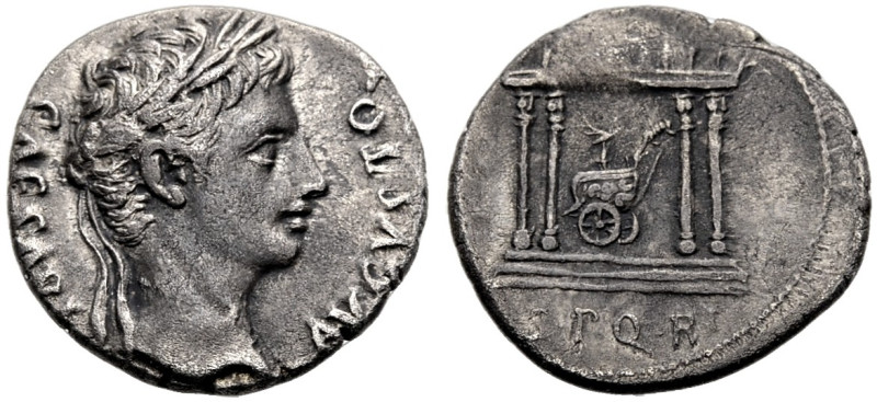 KAISERZEIT. 
Augustus, 27 v. Chr. -14 n. Chr. Denar, ca. 18 v. Chr. Münzstätte ...