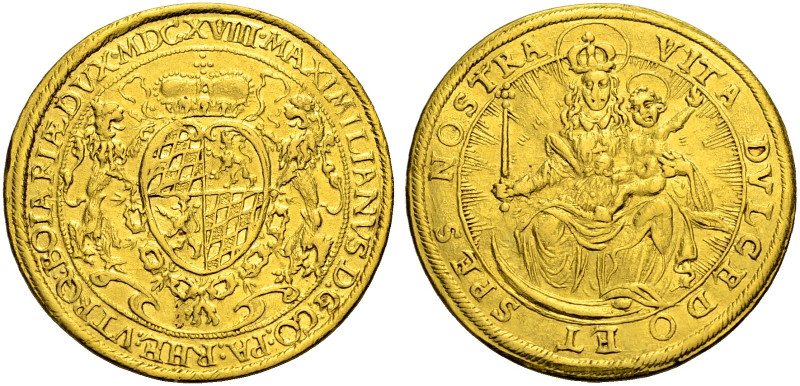 BAYERN, HERZOGTUM, SEIT 1806 KÖNIGREICH. 
MAXIMILIAN I., als Herzog, 1598-1623....